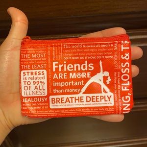 Lululemon coin purse